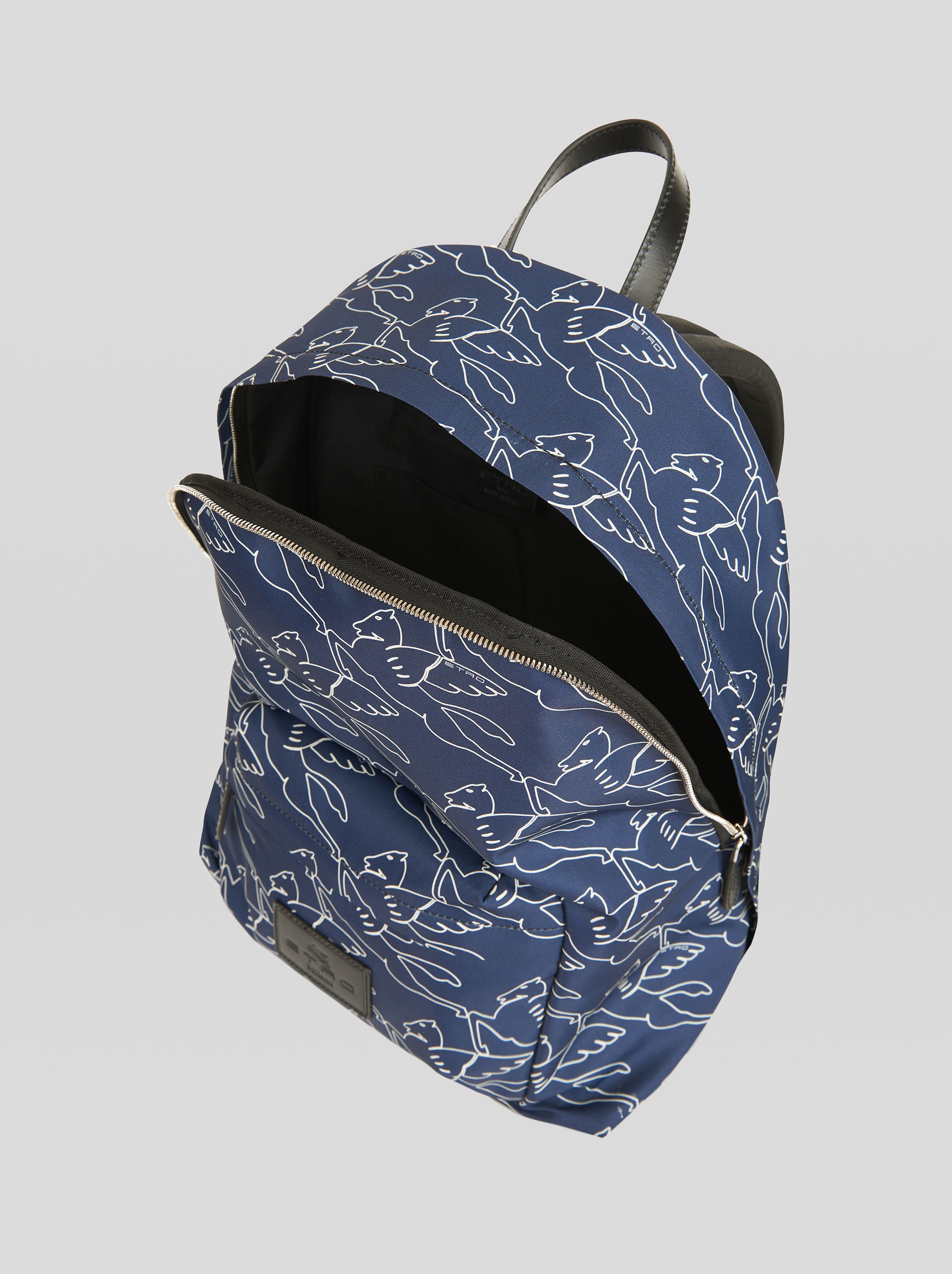PEGASO PRINT NYLON BACKPACK - 4