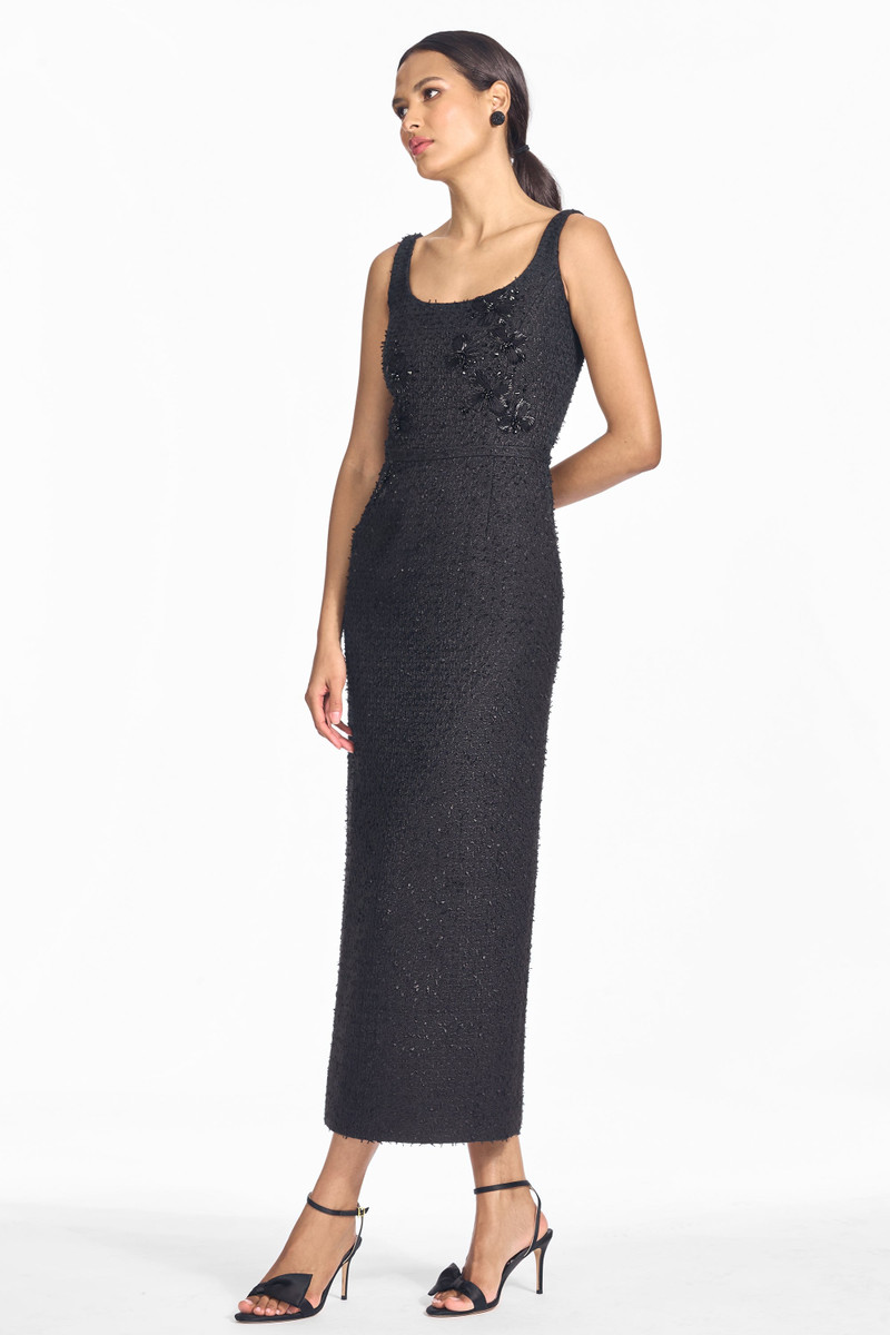LETA DRESS - CARBON ROSES 4