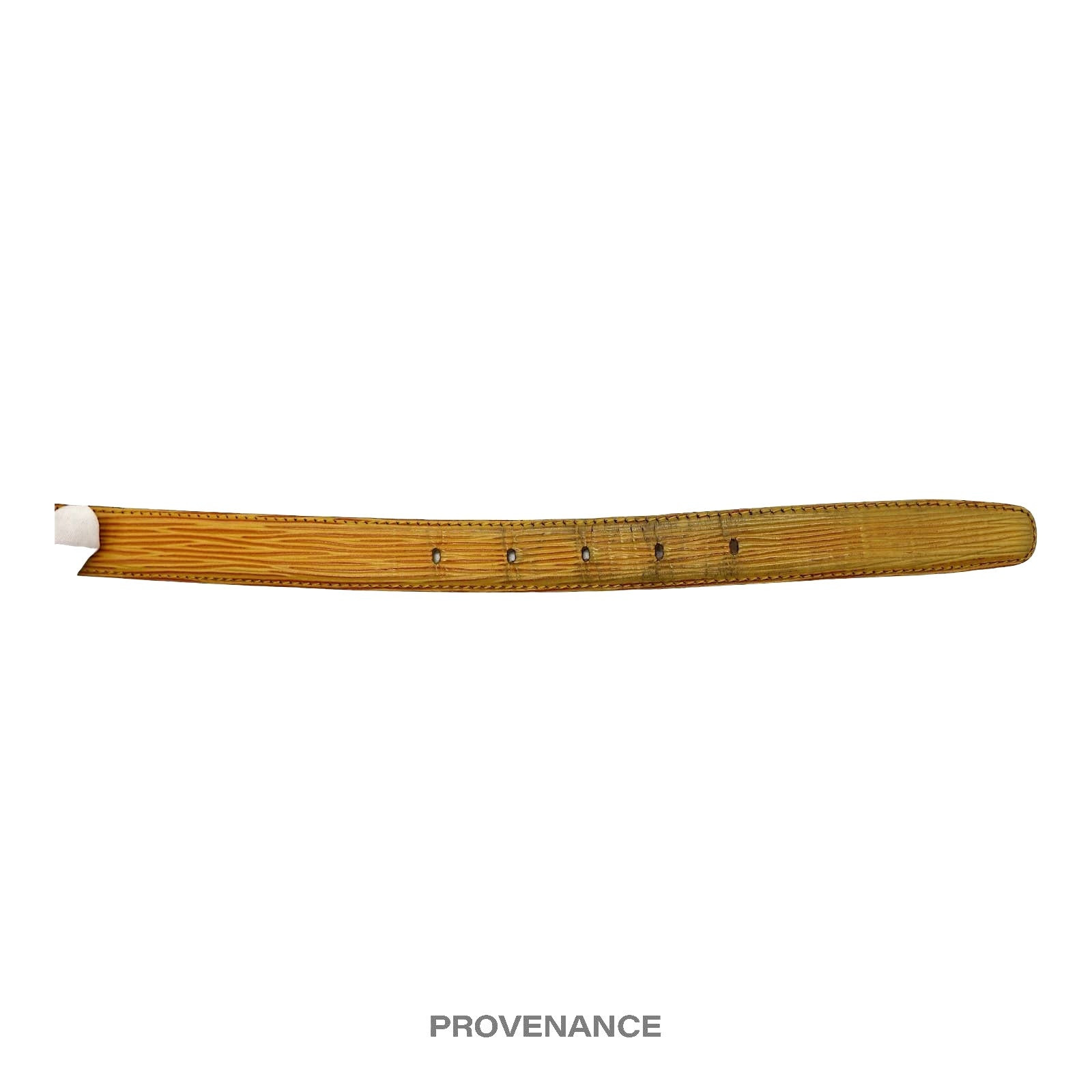 Louis Vuitton Ceinture Belt - Yellow Epi Leather 85/34 - 4