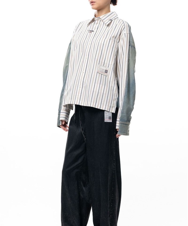 Front Back Combined Stripe Shirt 5