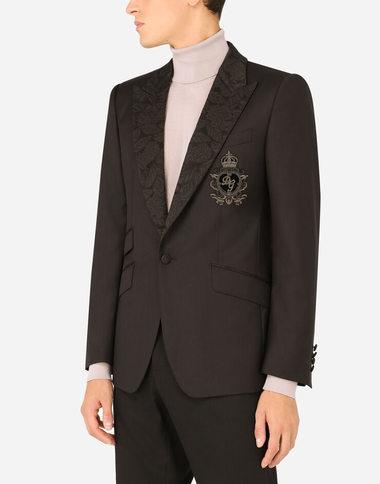 Sicilia tuxedo jacket with patch - 4