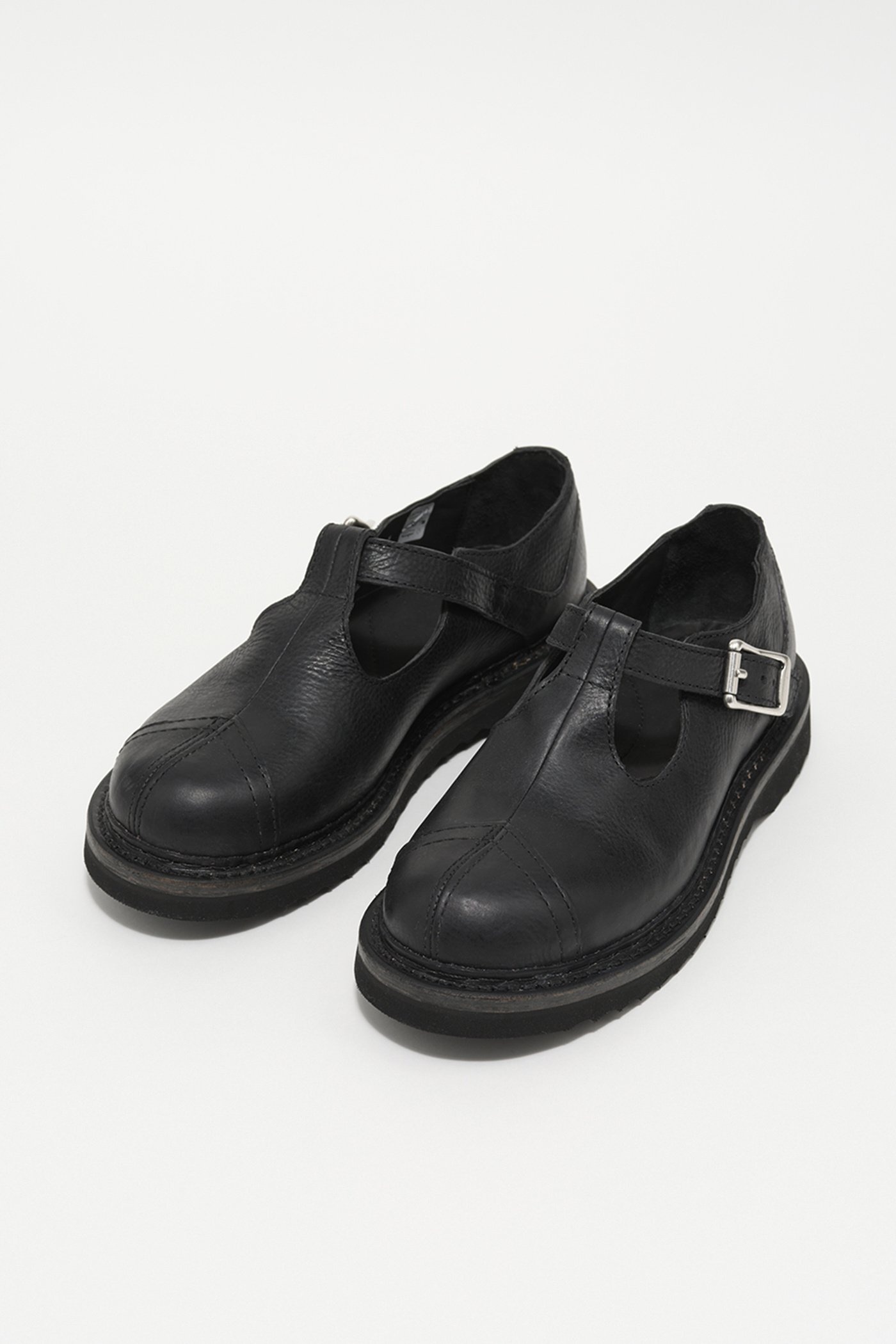Camden Shoe Car Tire Black Leather - 7