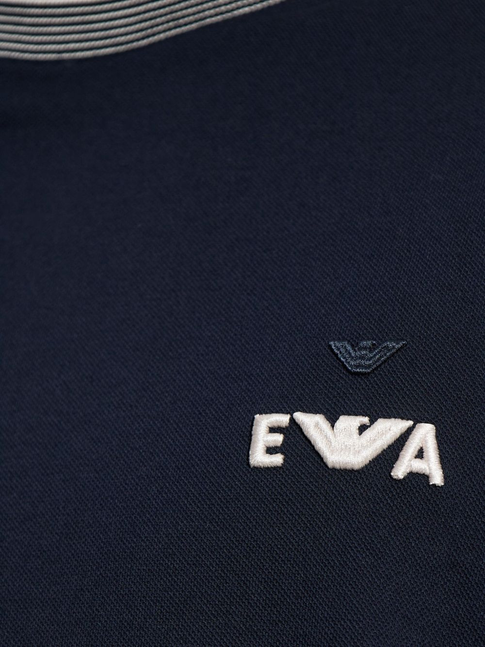 logo ribbed-collar T-shirt - 5