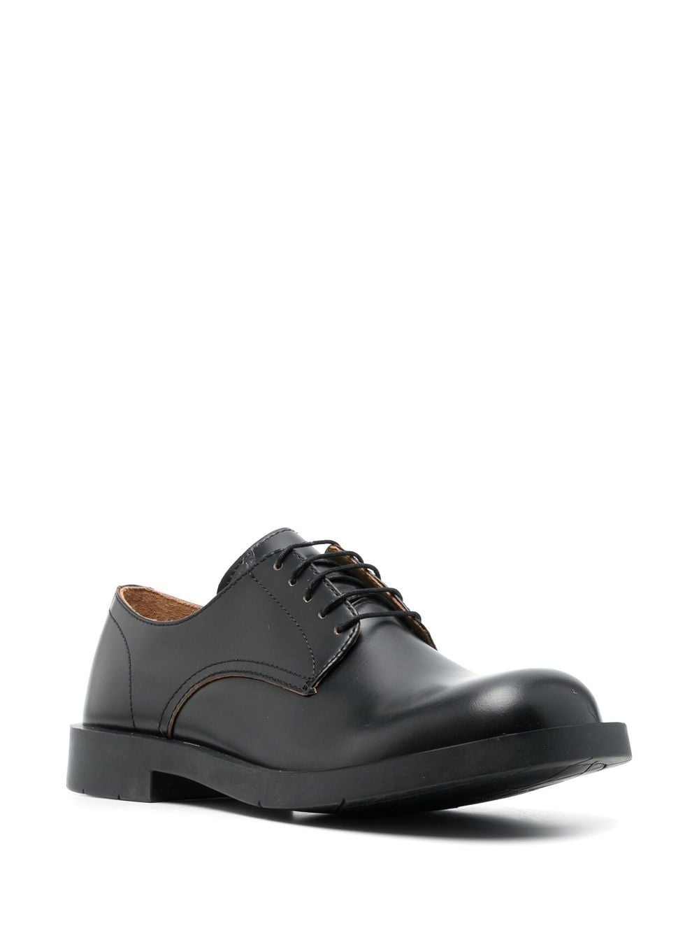 square-toe leather Derby shoes - 2
