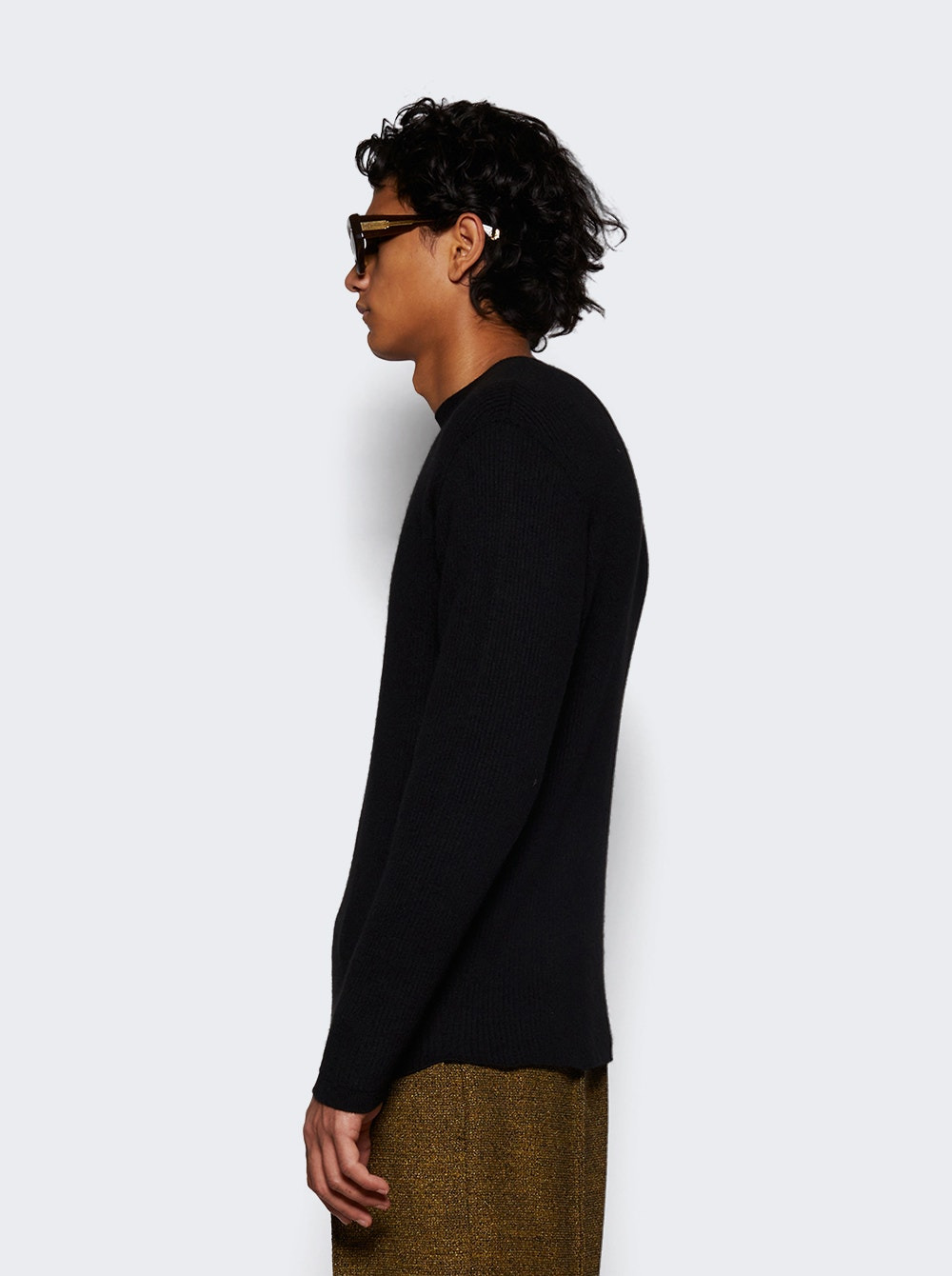 Heavy Delicash Crew Sweater Black - 4