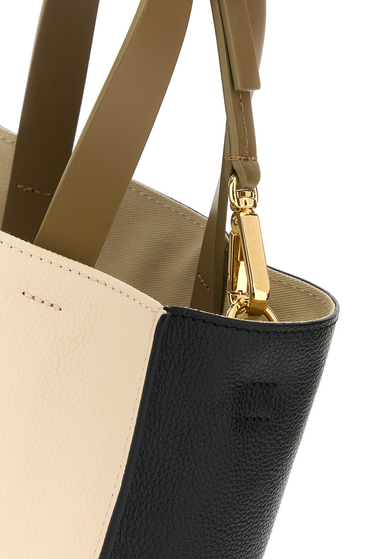 Black leather mini Museo handbag - 4