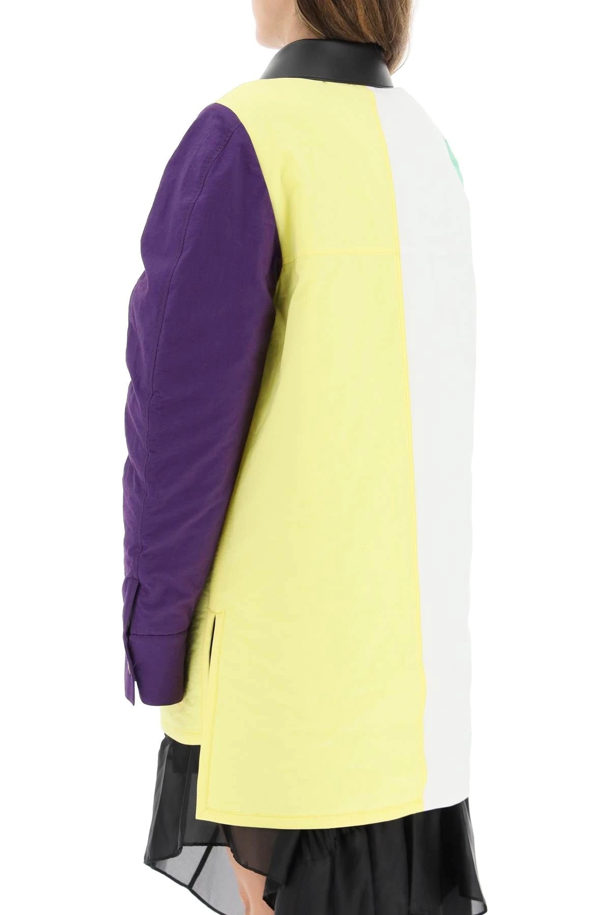 OVERSIZED COLOR BLOCK BLOUSON - 4