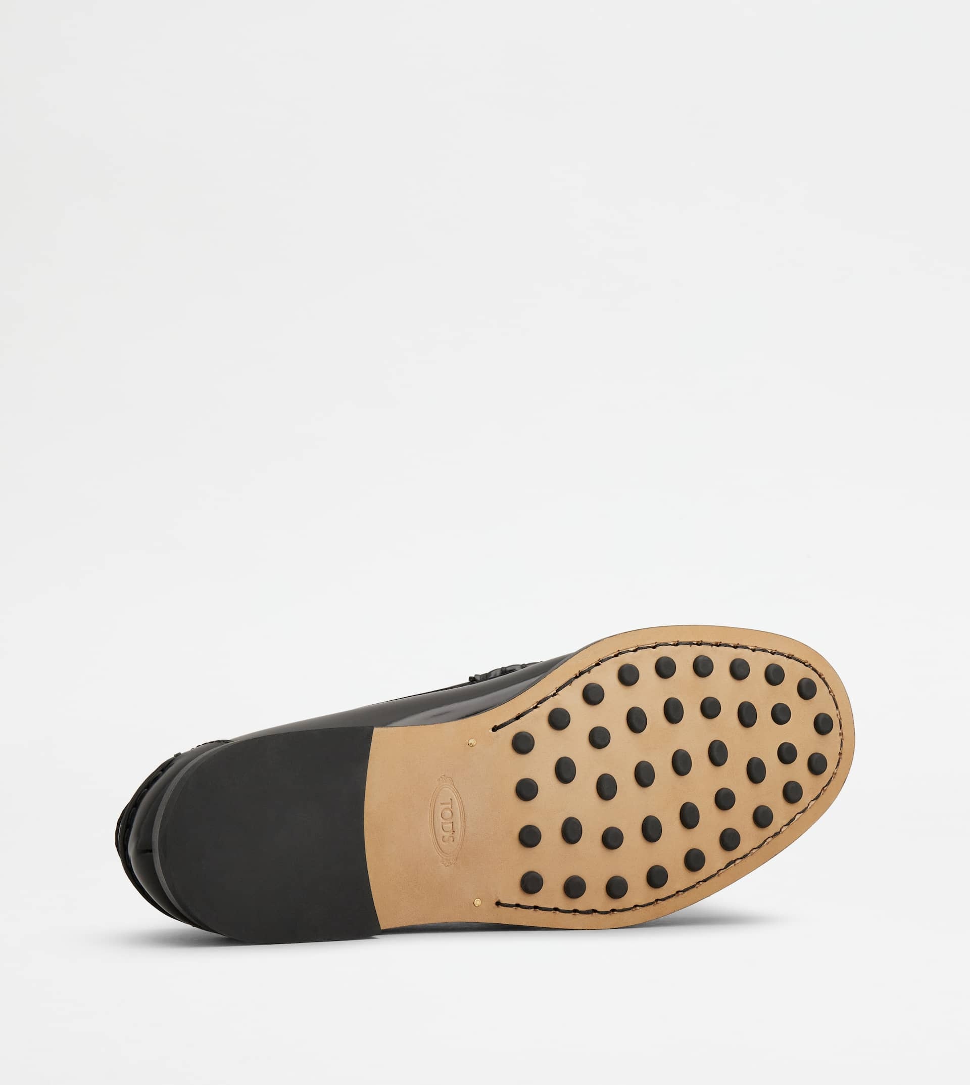 LOAFERS IN LEATHER - BLACK - 4