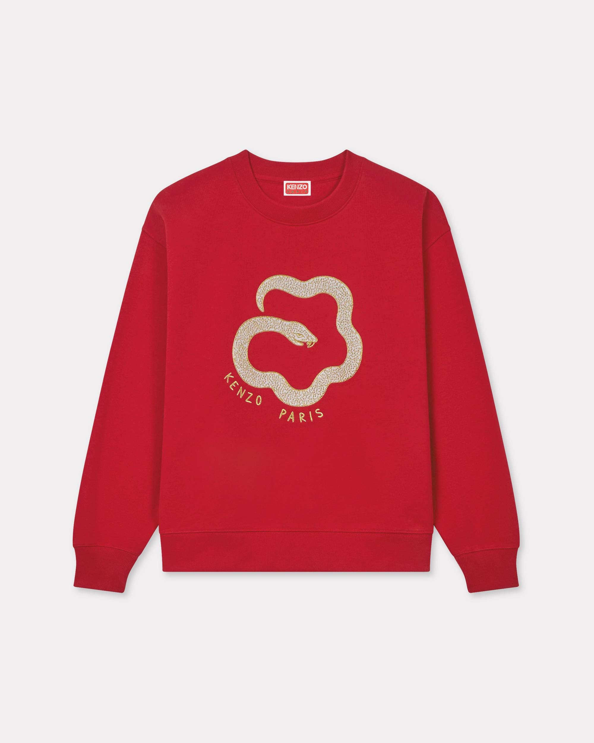 'Lunar New Year' embroidered sweatshirt in cotton - 1