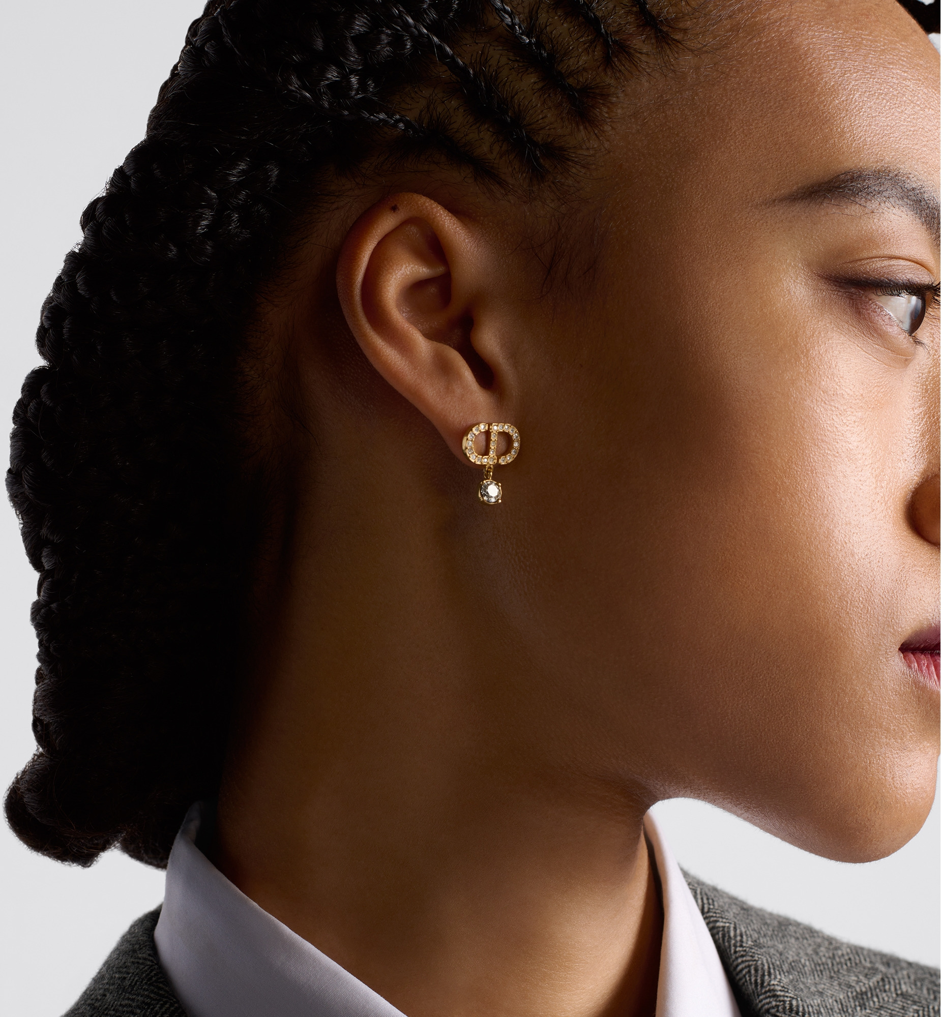 Dior Petit CD Earrings | REVERSIBLE