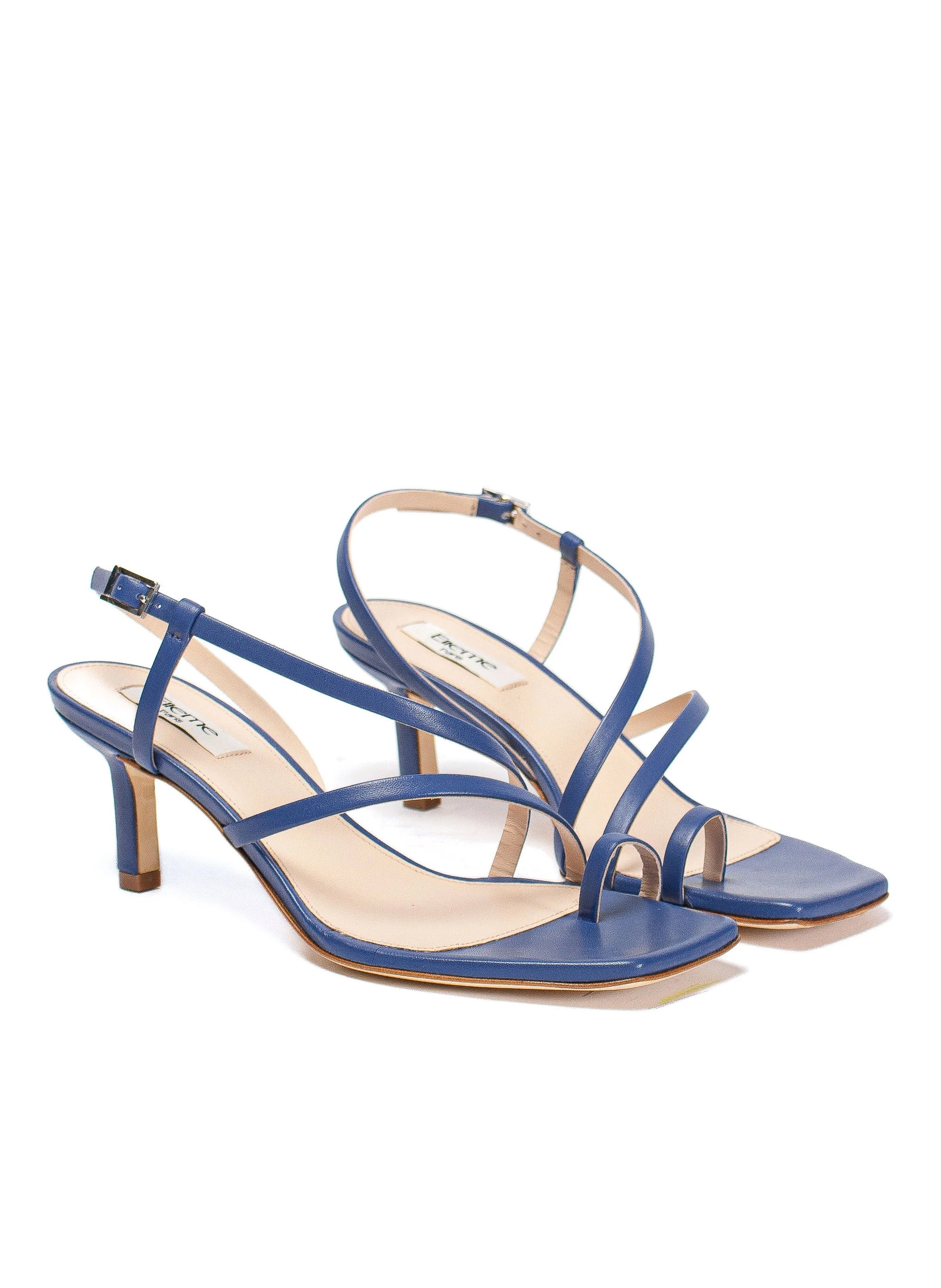 Twist Sandal  Leather Riviera Blue - 1