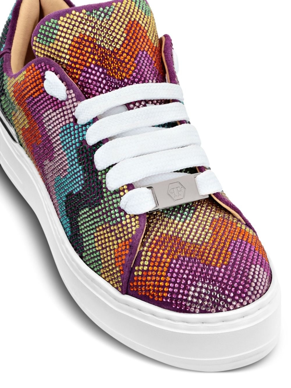 Crystal Waves Rainbow suede sneakers - 4