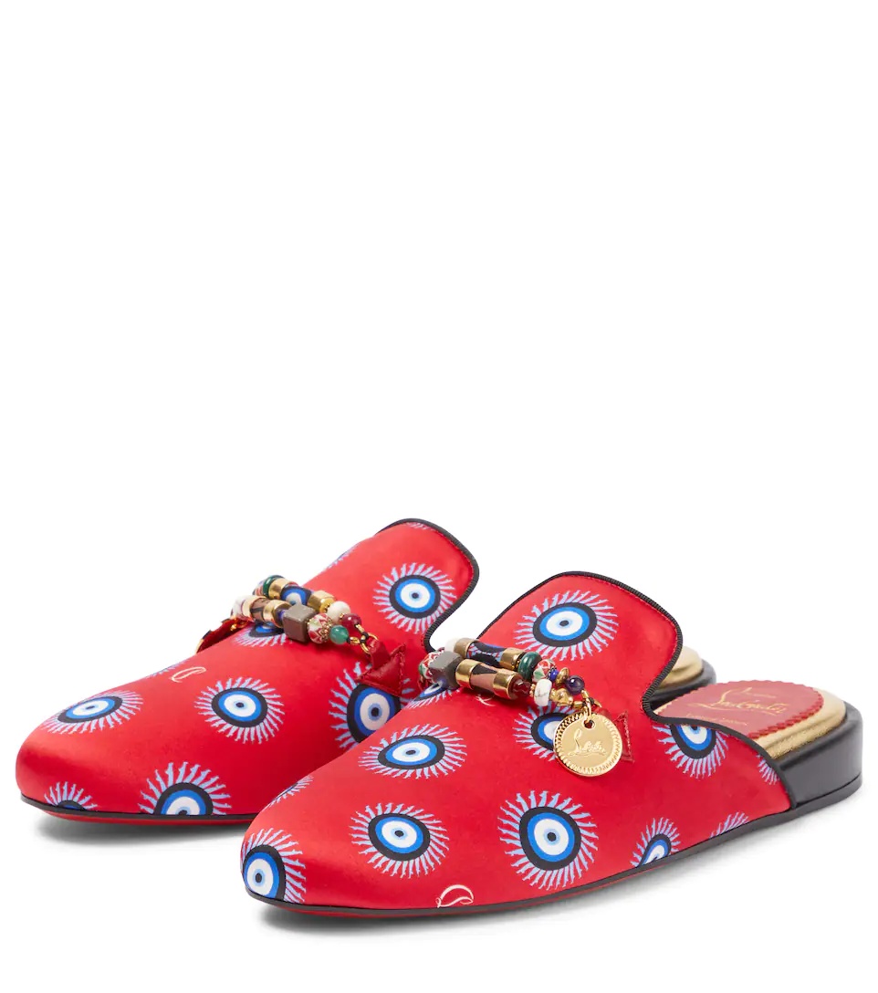 Konstantimule embellished slippers - 5