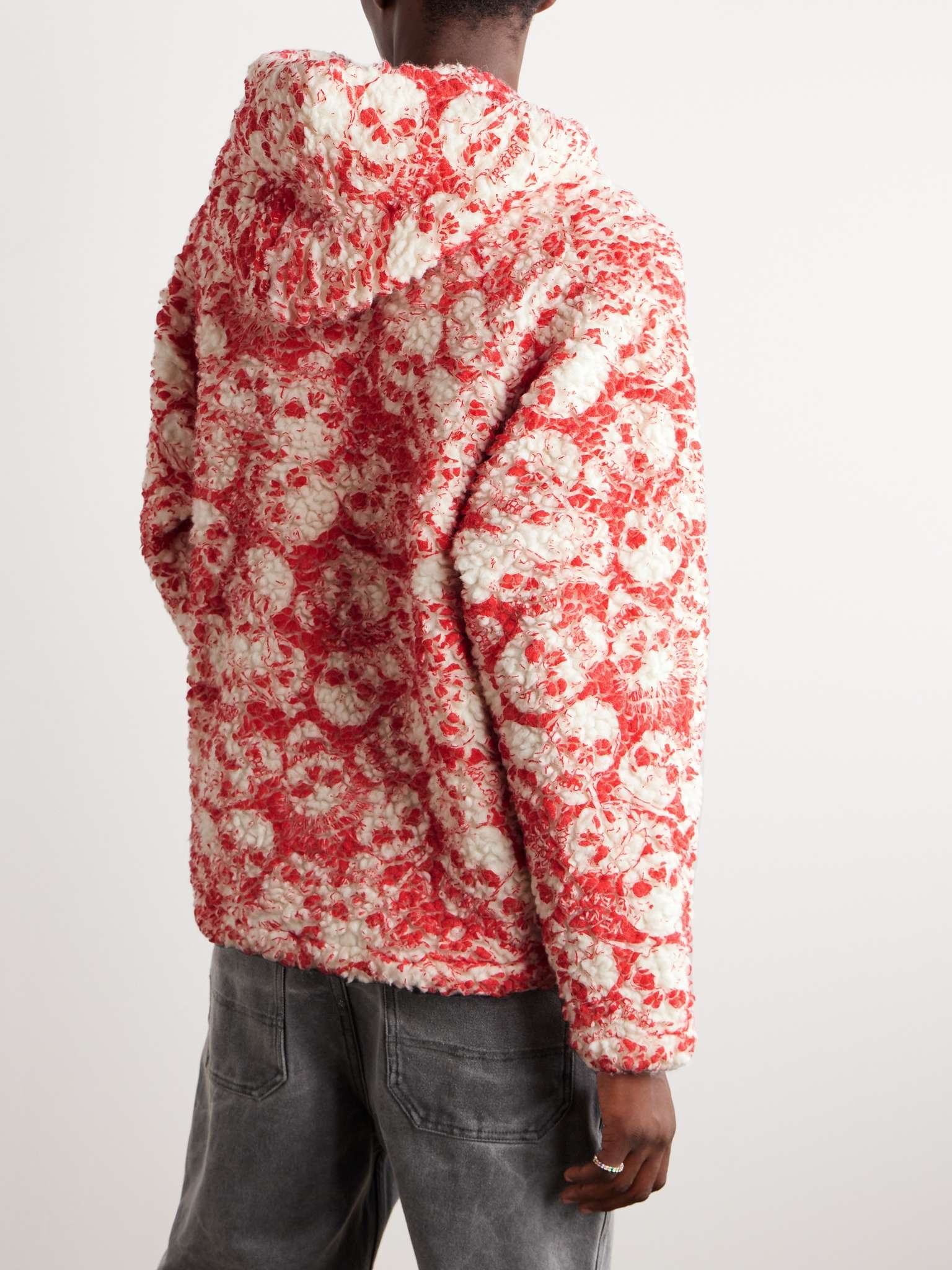 Printed Fleece Hoodie - 2