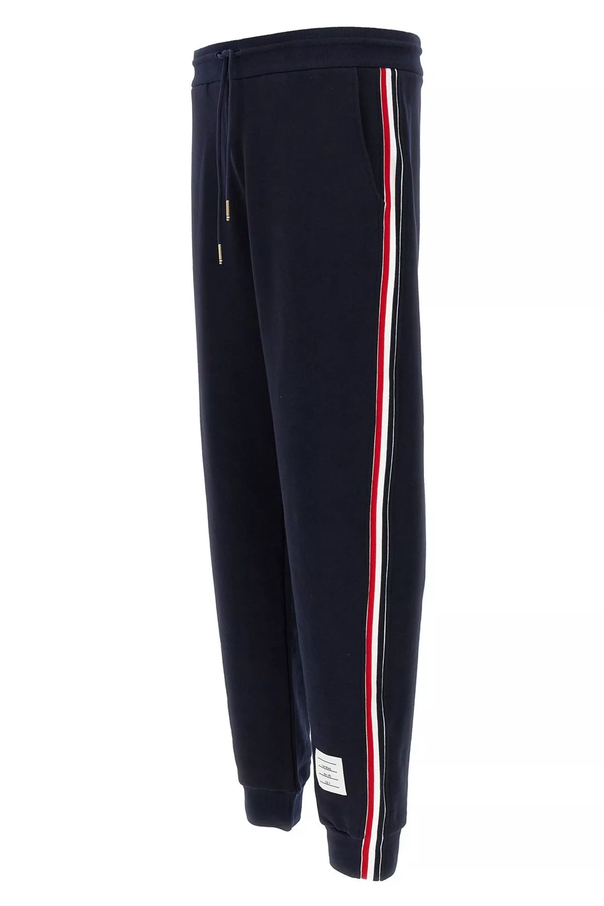 Thom Browne Men 'Classic Loopback Stripe' Joggers - 4