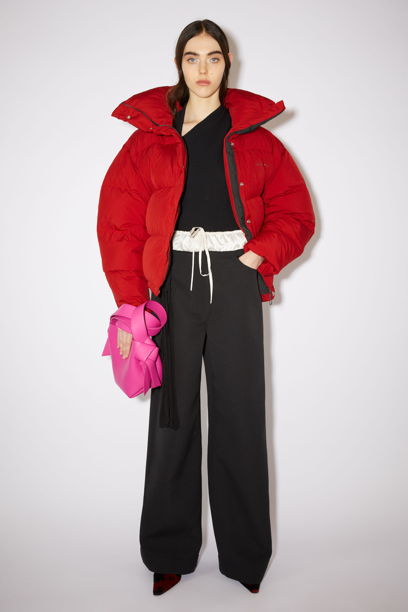 Acne Studios Satin contrast trousers - Black | REVERSIBLE