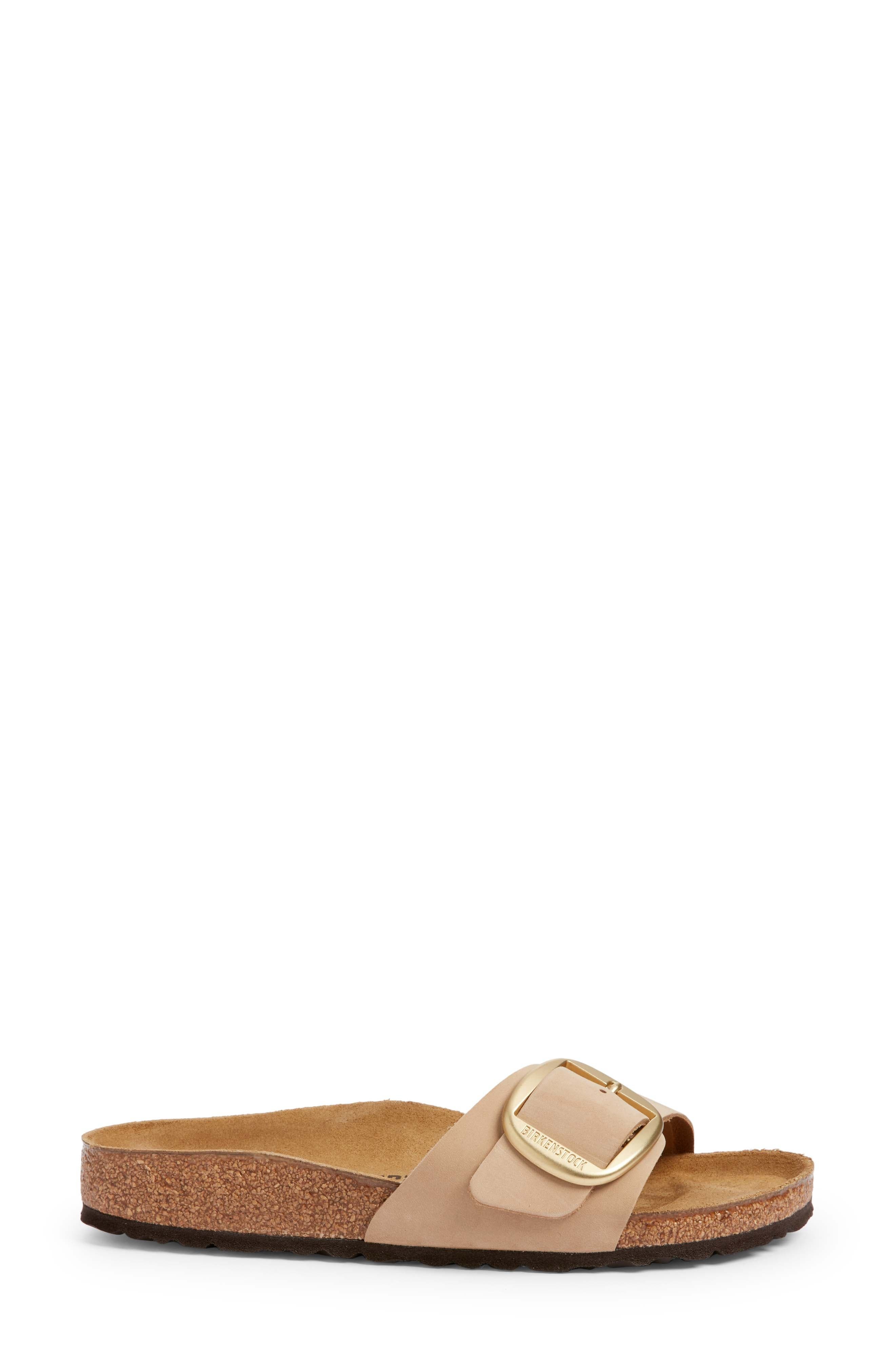 Madrid Big Buckle Slide Sandal - 3