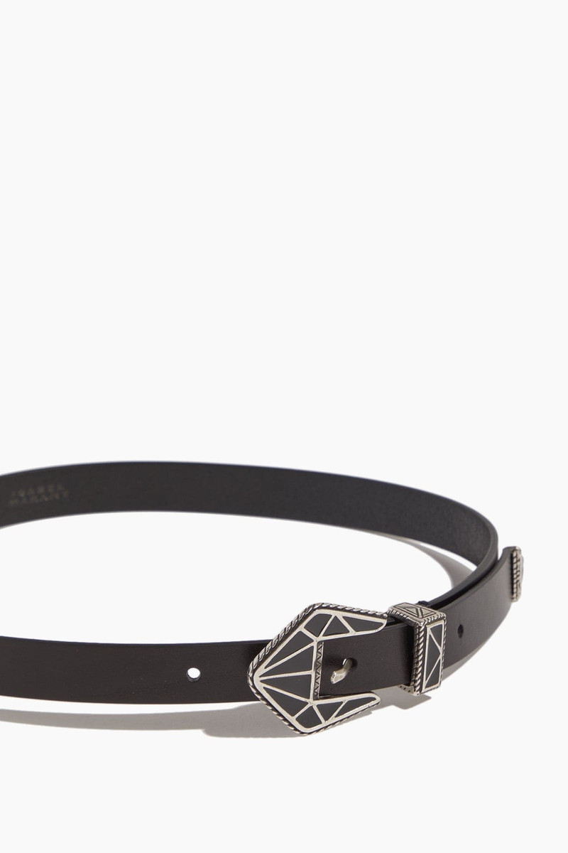 Coraline Belt in Black/Silver 3
