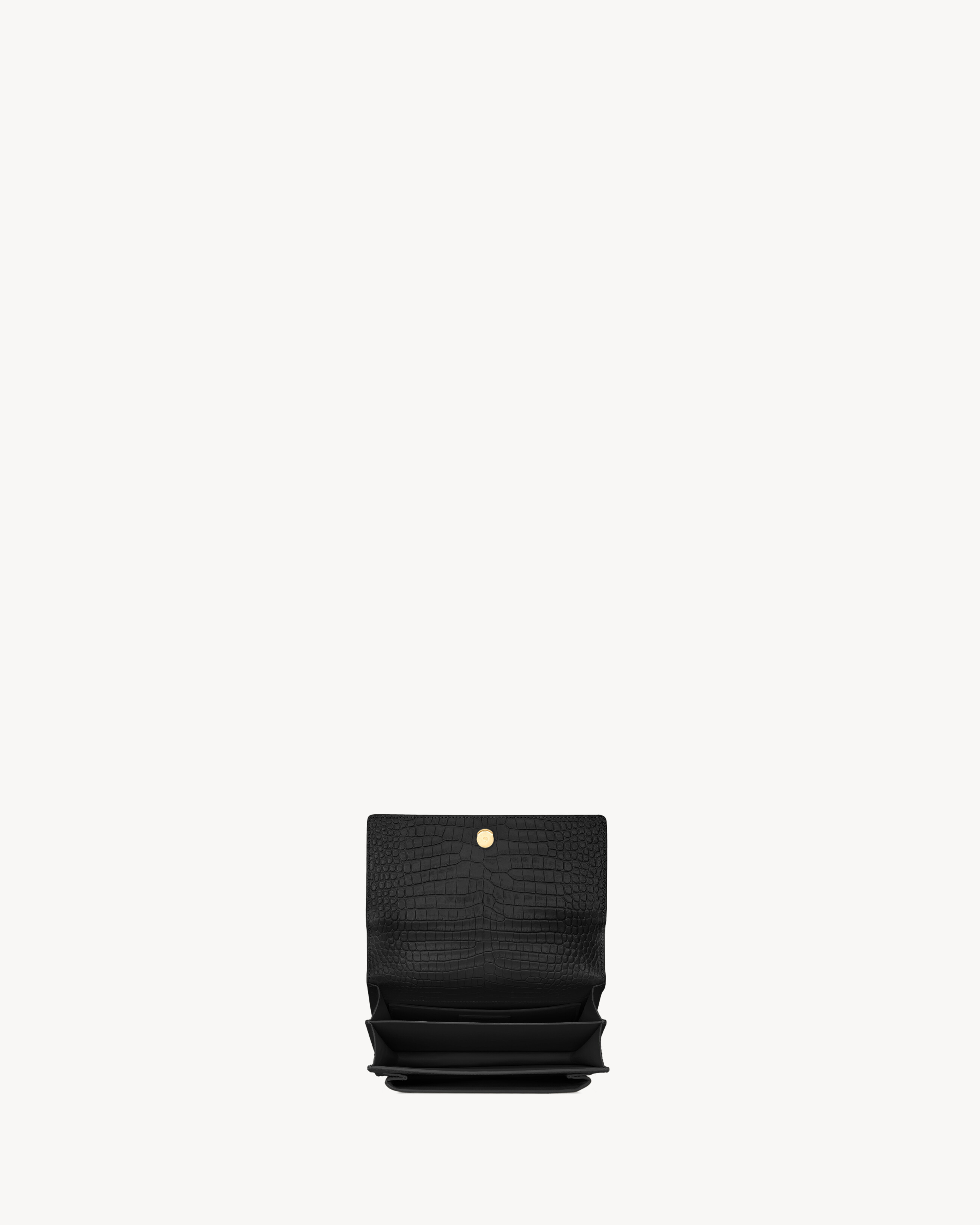SUNSET MEDIUM IN CROCODILE-EMBOSSED LEATHER - 5