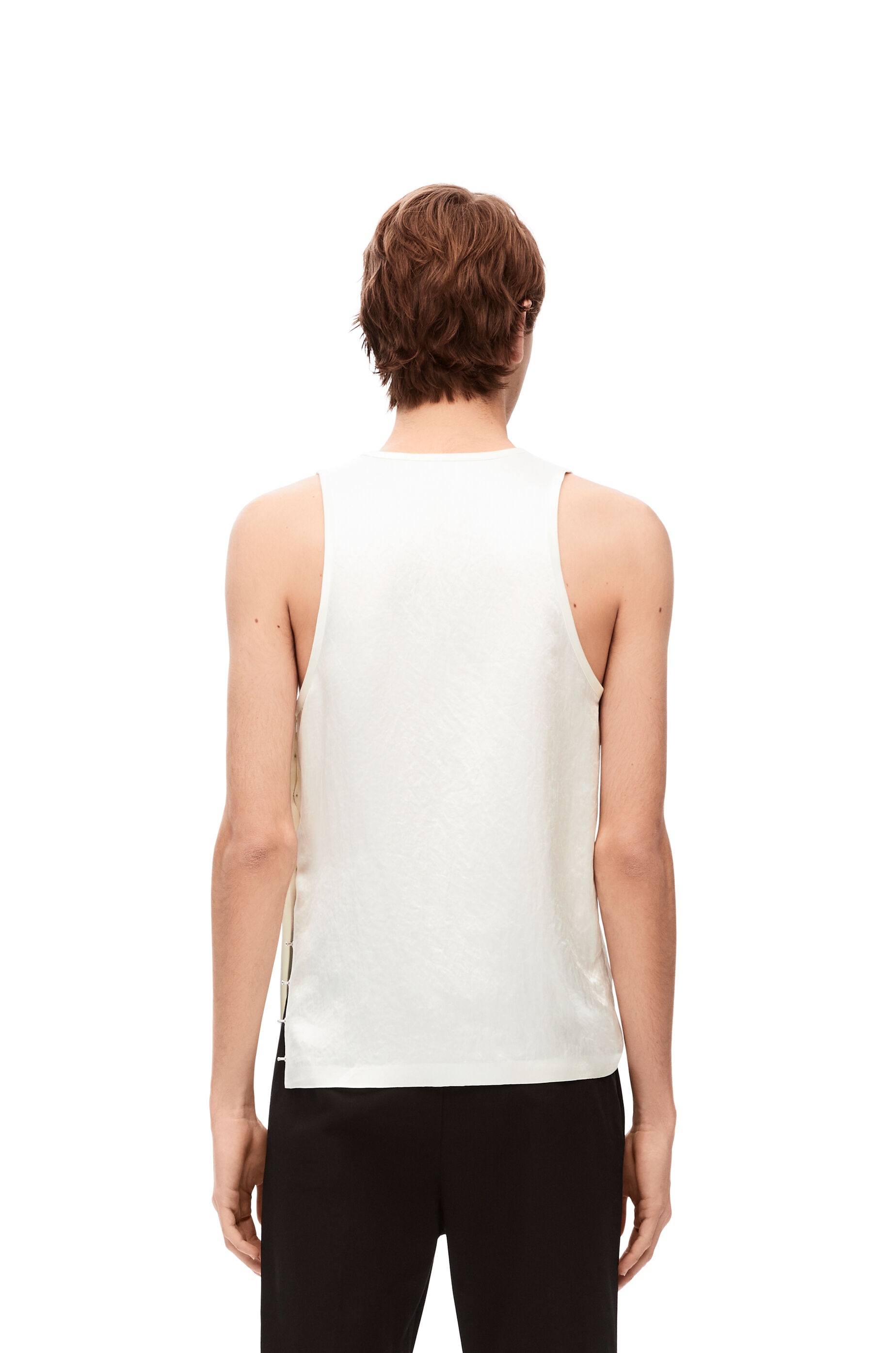 Tank top in technical satin - 4