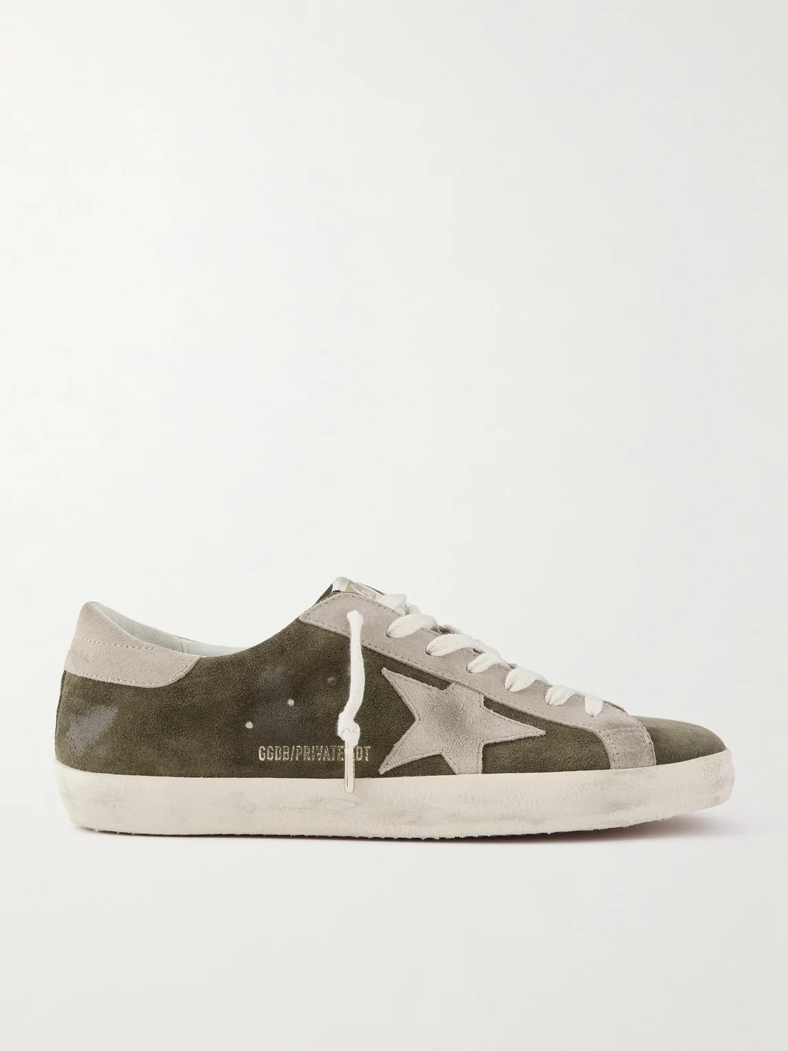 Super-Star Private EDT Distressed Suede Sneakers - 1