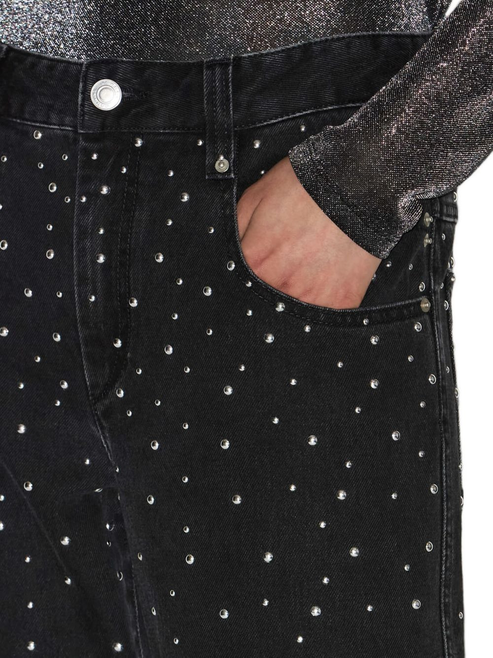 Brinsa gradient-studded jeans - 5