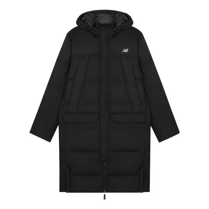 New Balance Winter Long Down Jacket 'Black' AMJ33338-BK - 1