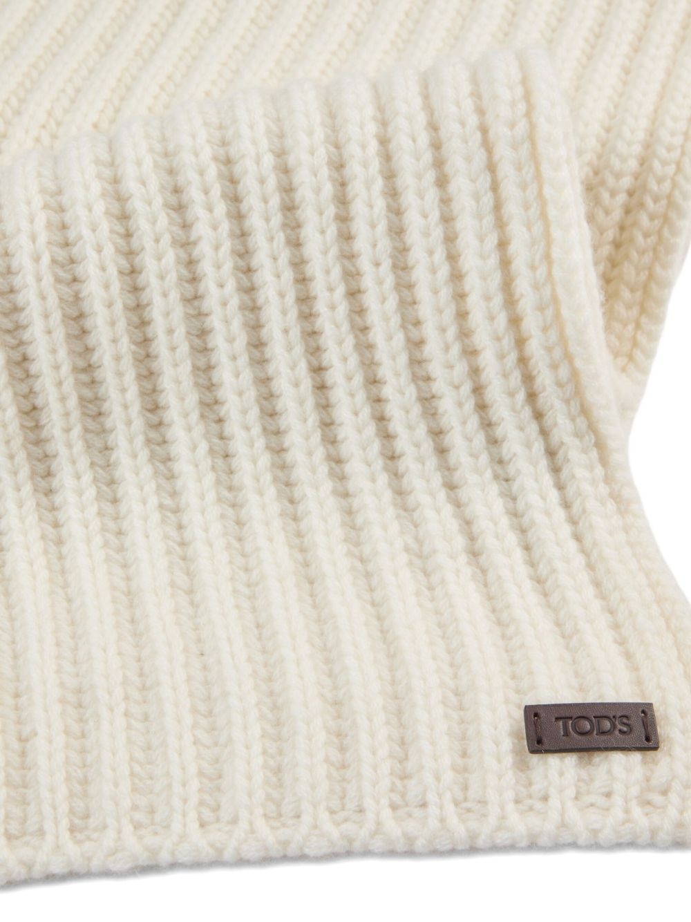 ribbed-knit scarf - 3