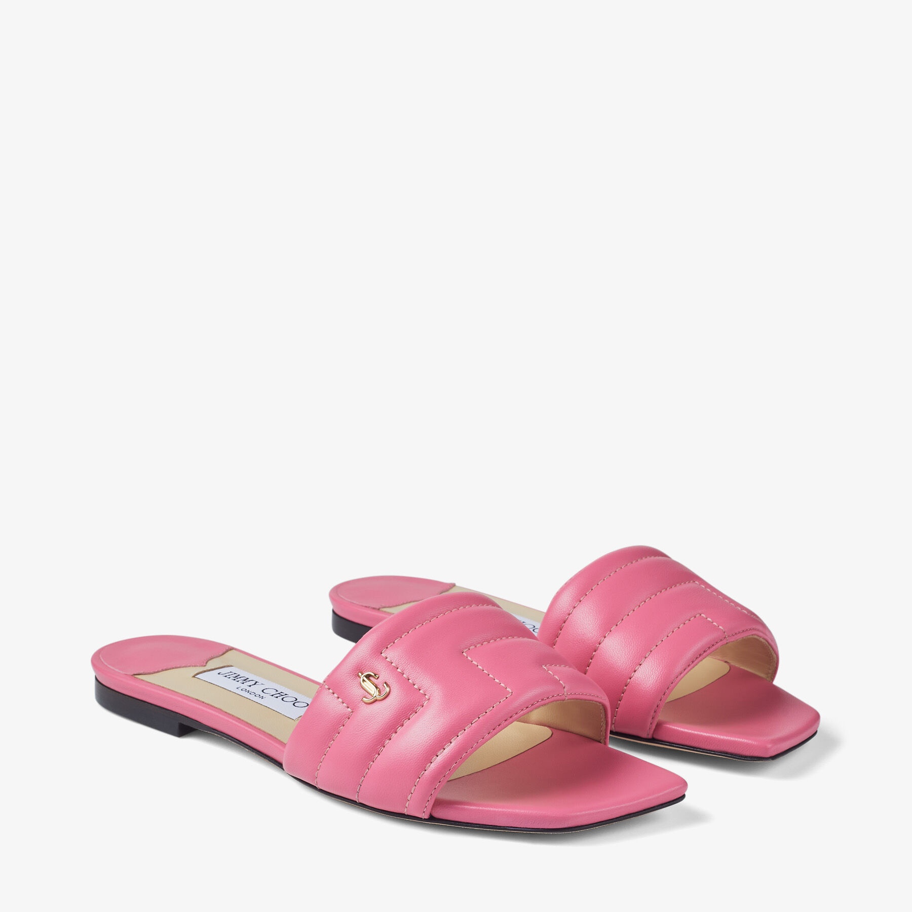 Themis Flat
Candy Pink Avenue Nappa Leather Flat Sandals - 3