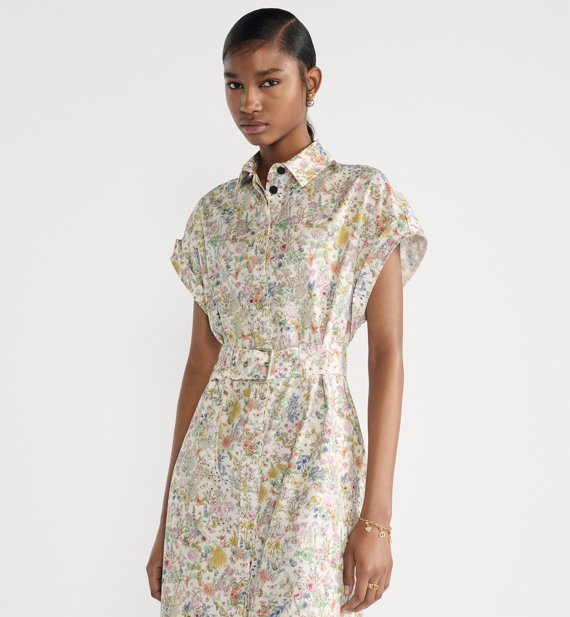 Mid-Length Belted Shirtdress - 3