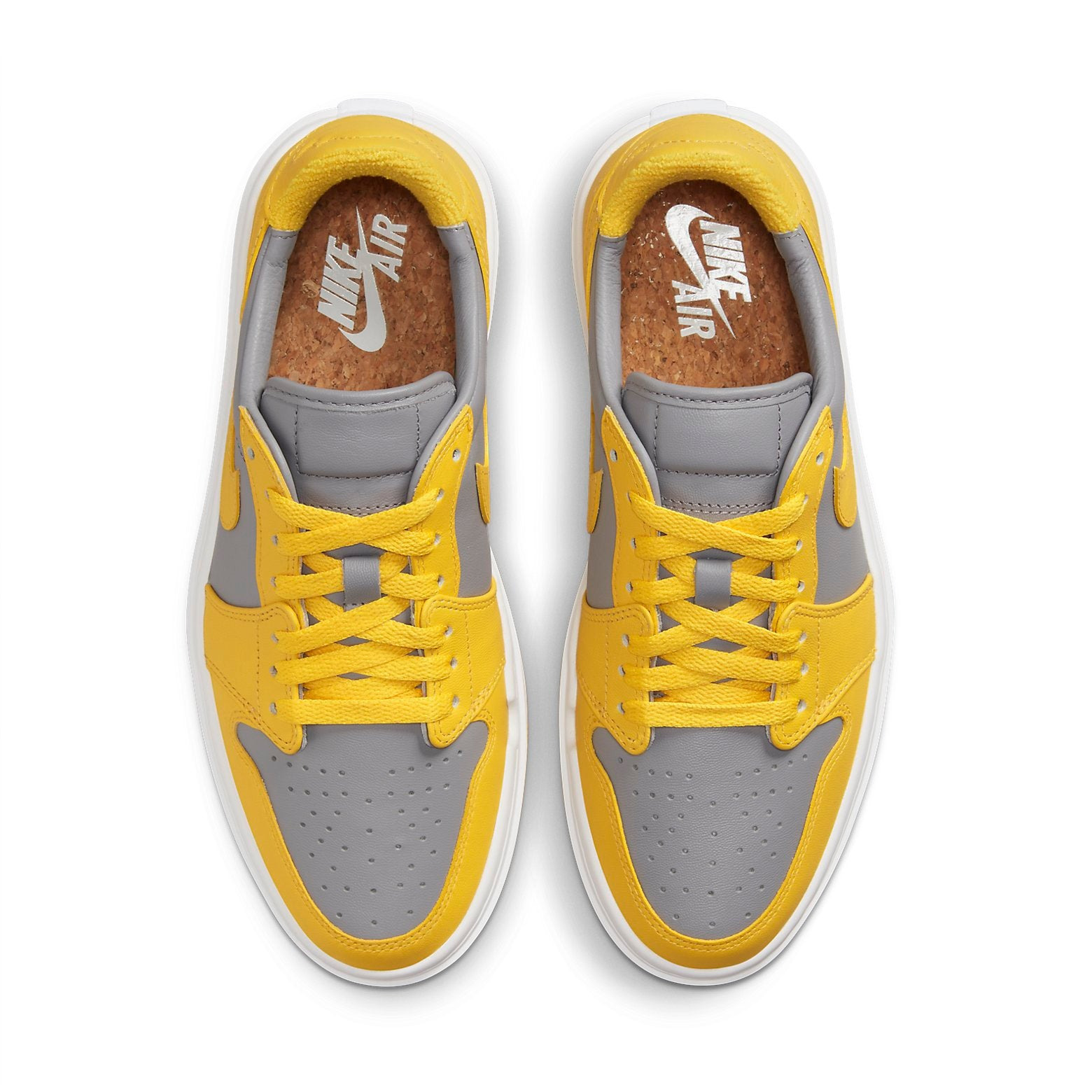 (WMNS) Air Jordan 1 Elevate Low 'Cement Grey Varsity Maize' DH7004-017 - 4