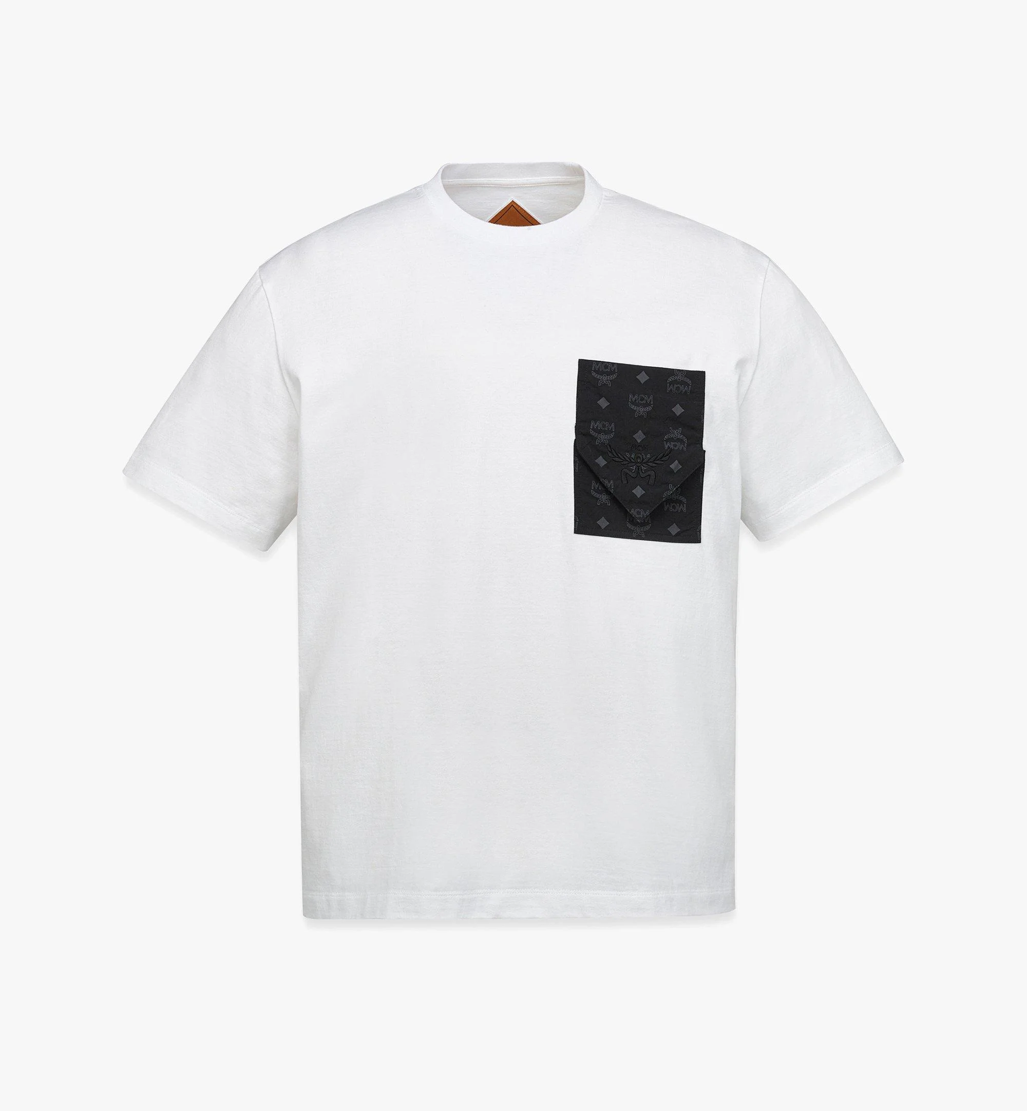 Monogram Patch Pocket T-Shirt in Organic Cotton - 1