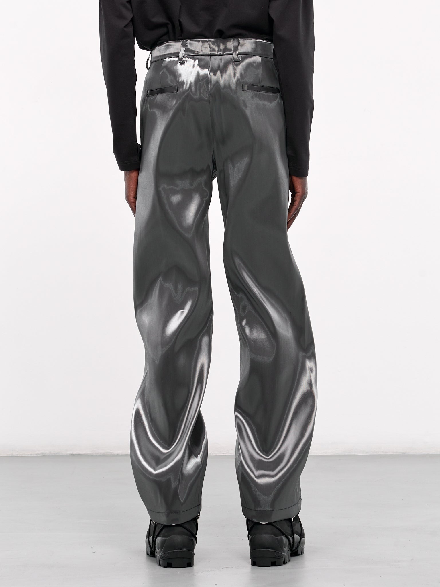HELIOT EMIL™ Liquid Metal Trousers hlorenzo REVERSIBLE