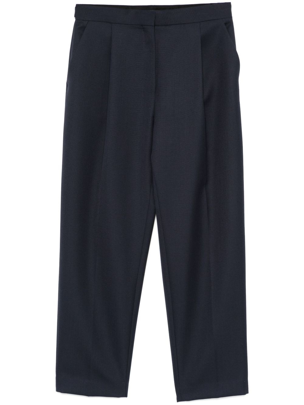 pleat-detail trousers - 1