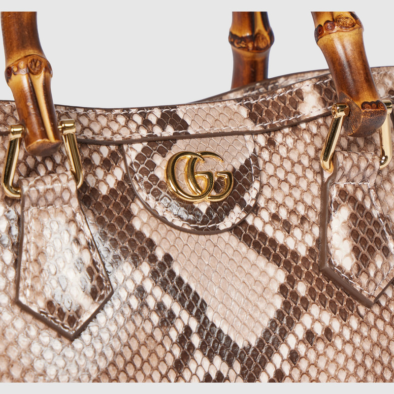 Gucci Diana python small tote bag 5