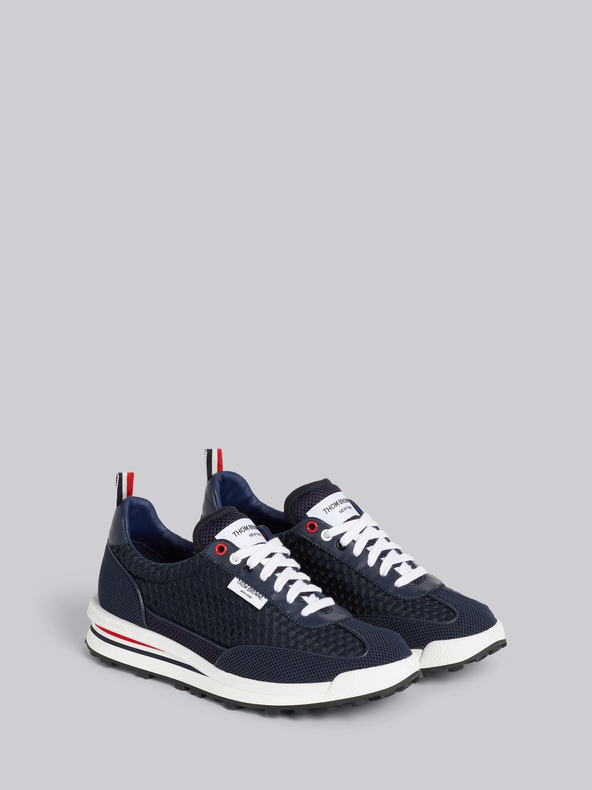 Navy Heavy Athletic Mesh Tech Runner - 3