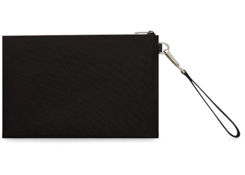 Dior Dior x Kaws Pouch Blue Logo Nylon Black outlook