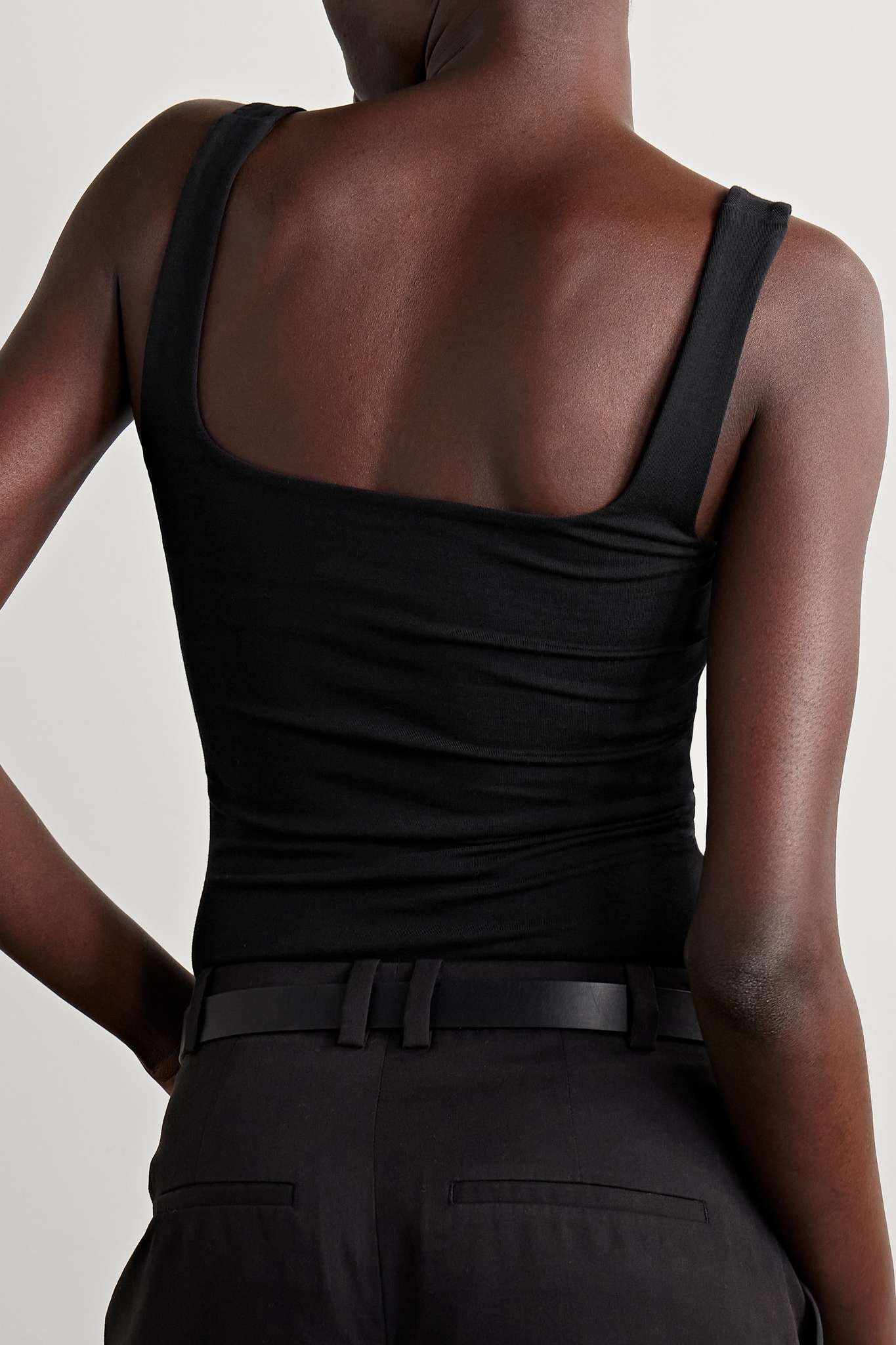 Stretch Pima cotton-jersey tank - 3