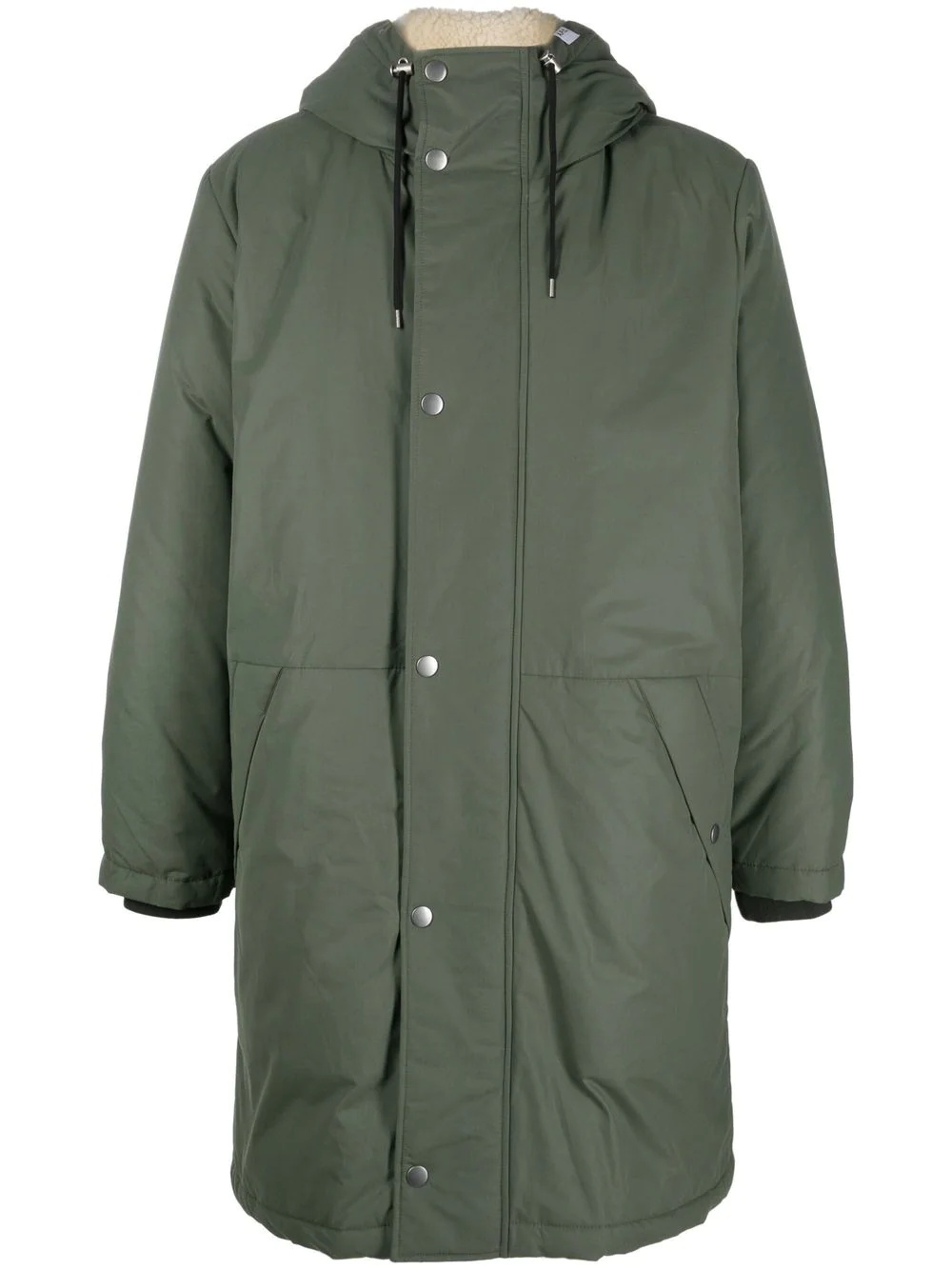 wool-blend parka - 1