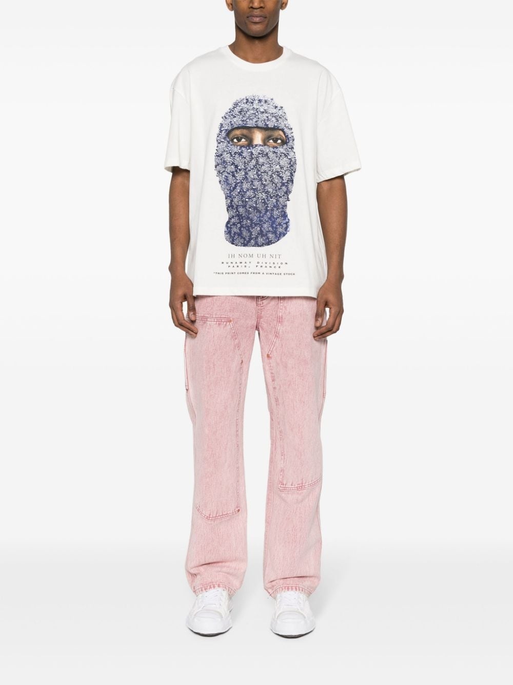 face-print cotton T-shirt - 2