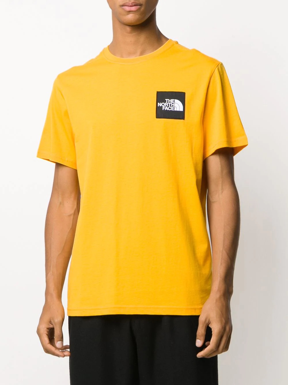 crew neck logo patch T-shirt - 3