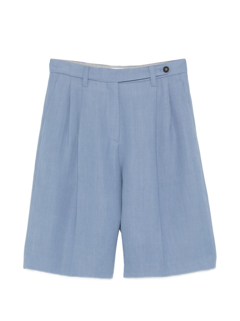 pleated shorts 1