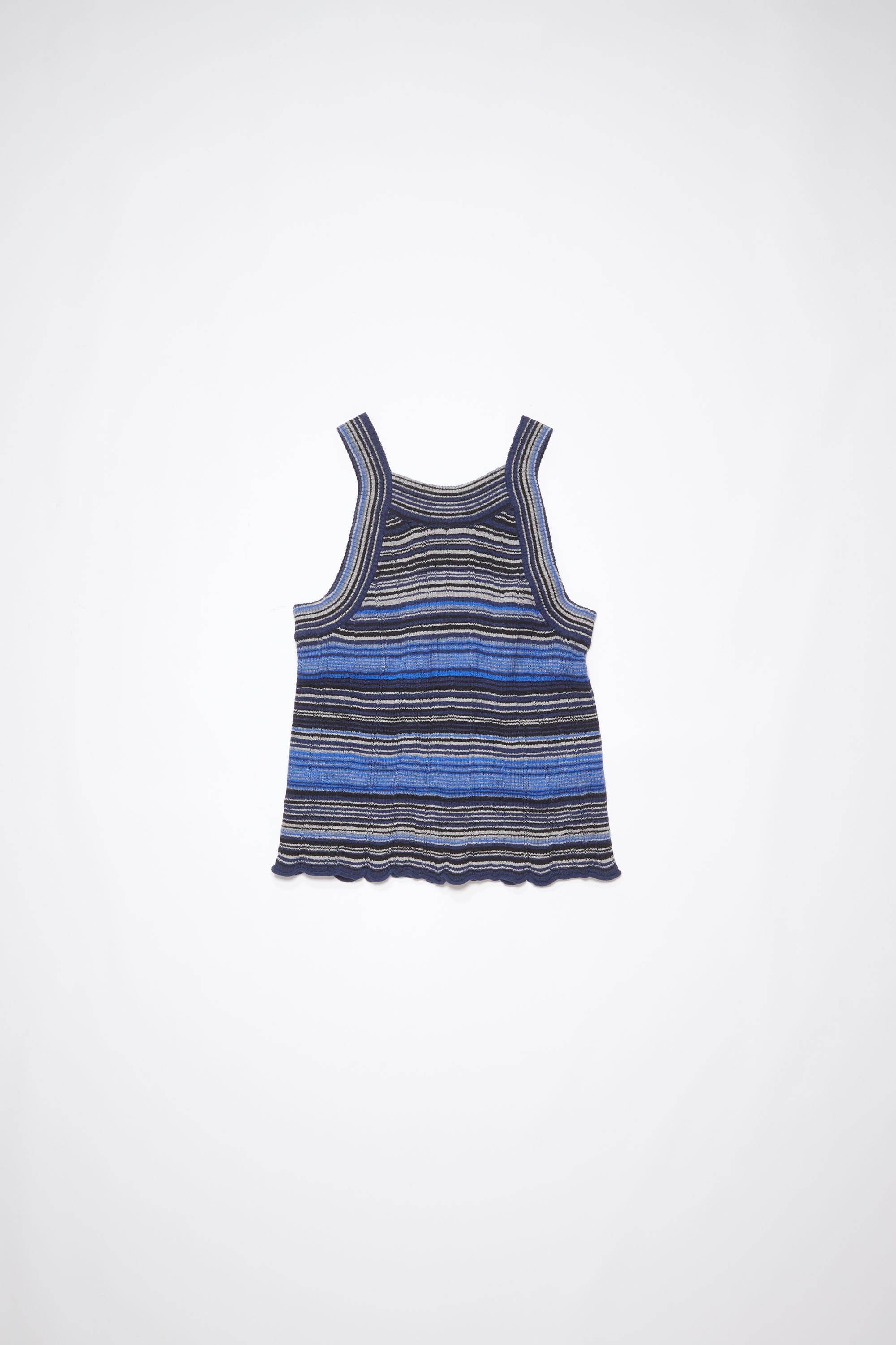 Ribbed tank top - Dark blue/multi - 5