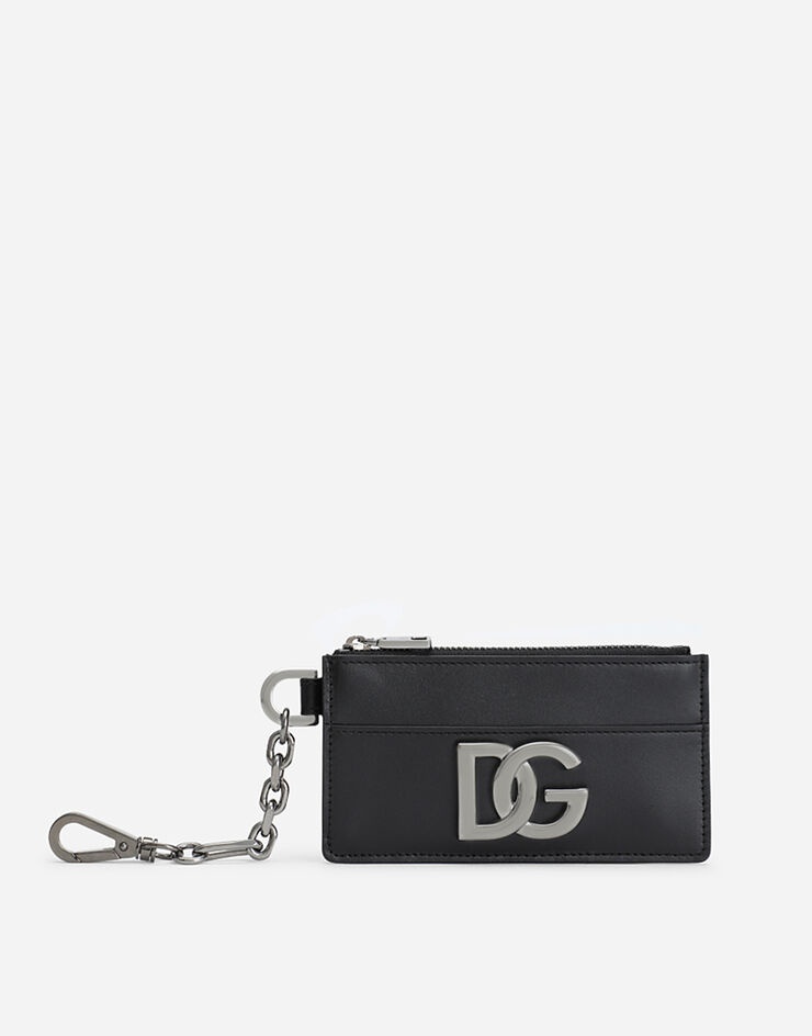 Calfskin coin pocket with DG logo - 1