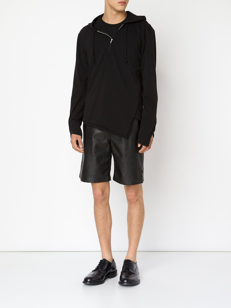 Comme des Garçons Homme Plus asymmetric zip sweater outlook