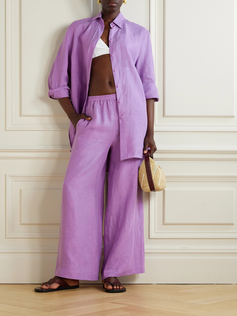 ERES L'intemporel Select Linen Wide-leg Pants outlook