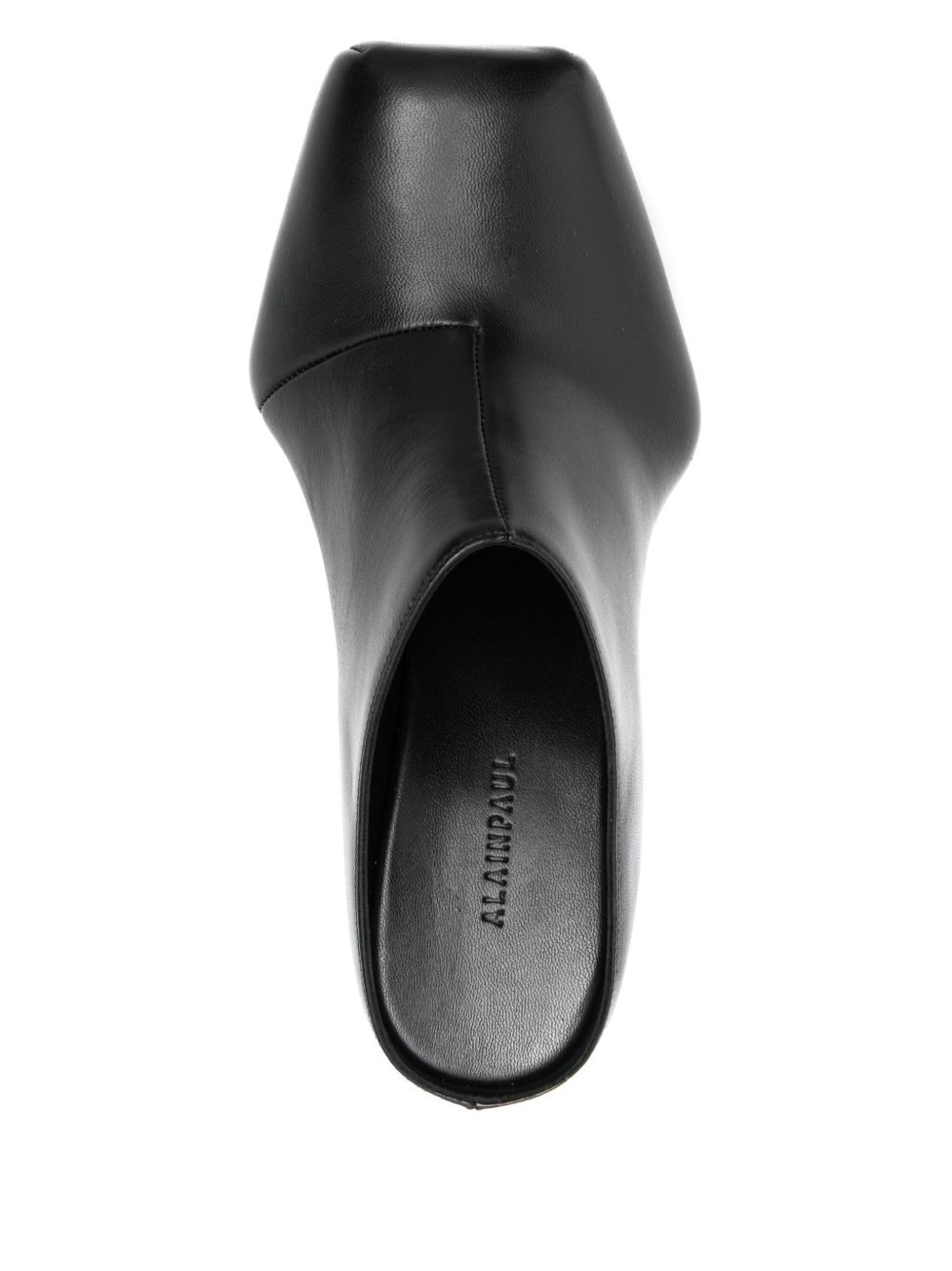 70mm leather mules - 4