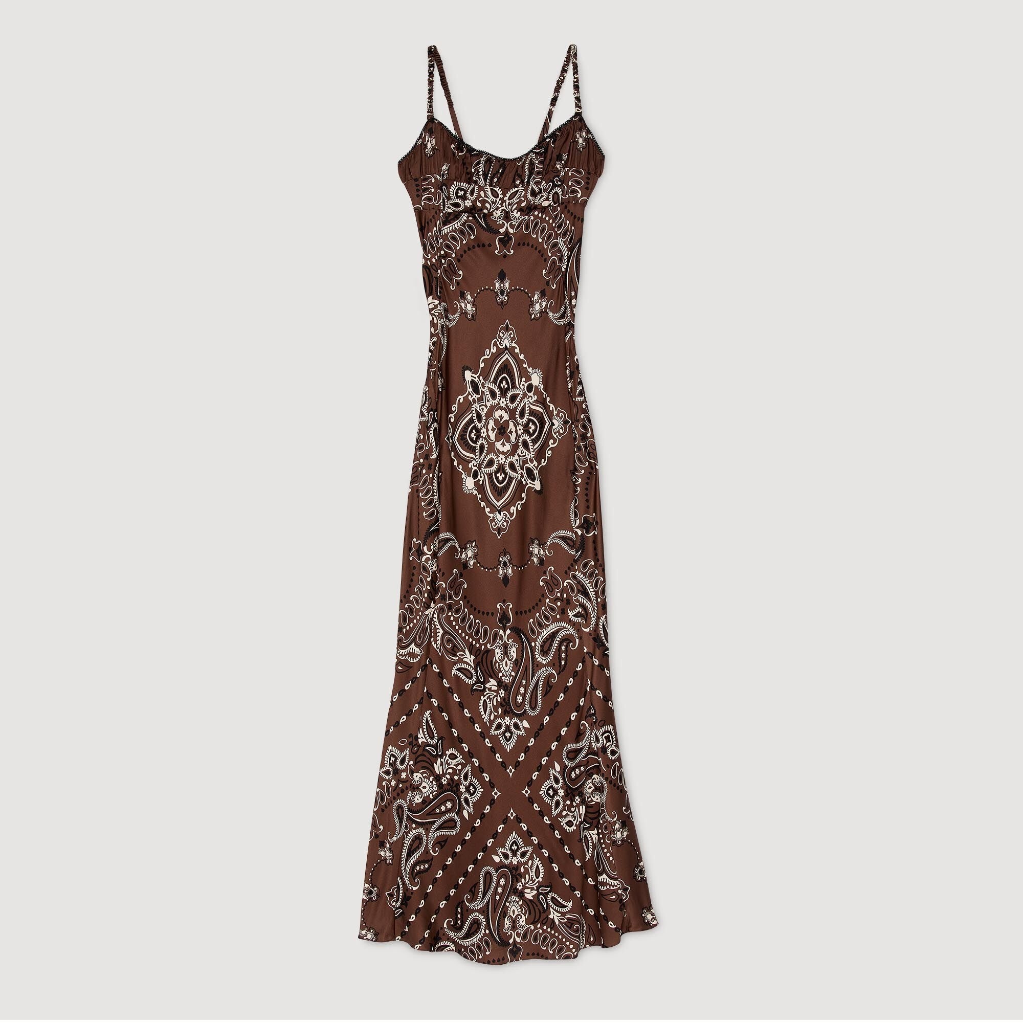 BANDANA-PRINT MAXI DRESS - 6