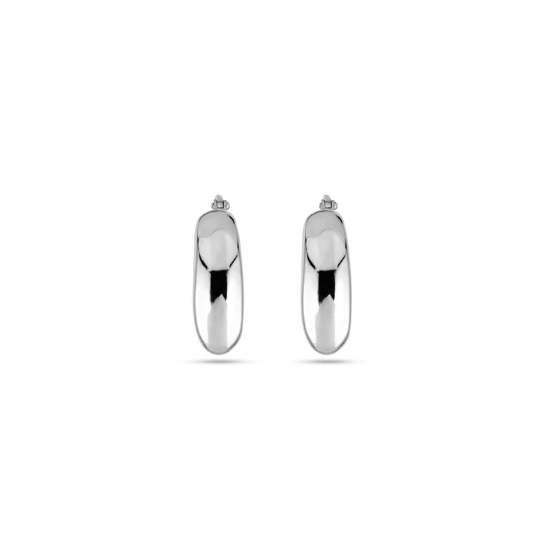 All Angles Silver Hoops 3