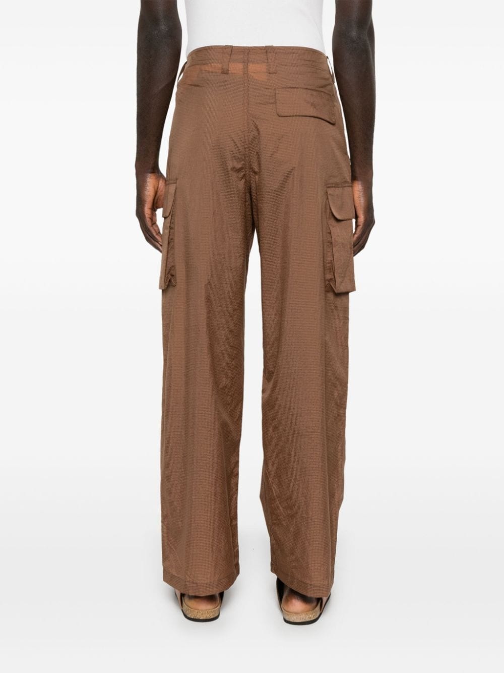 ripstop straight cargo trousers - 4